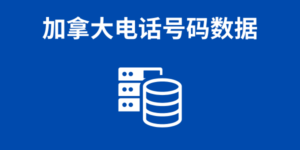 加拿大电话号码数据