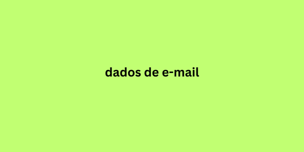 dados de e-mail