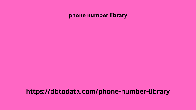 Phone Number Library