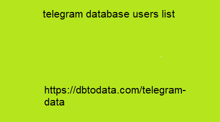 telegram database users list