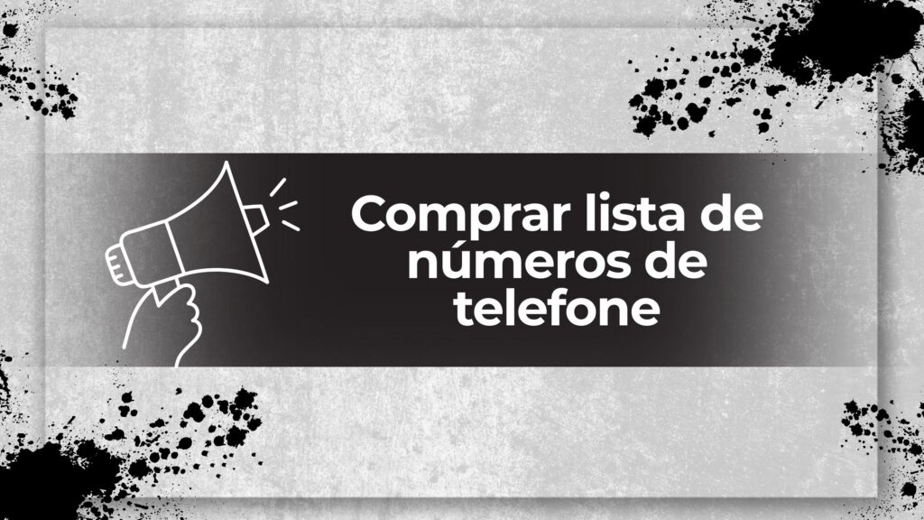 comprar lista de números de telefone