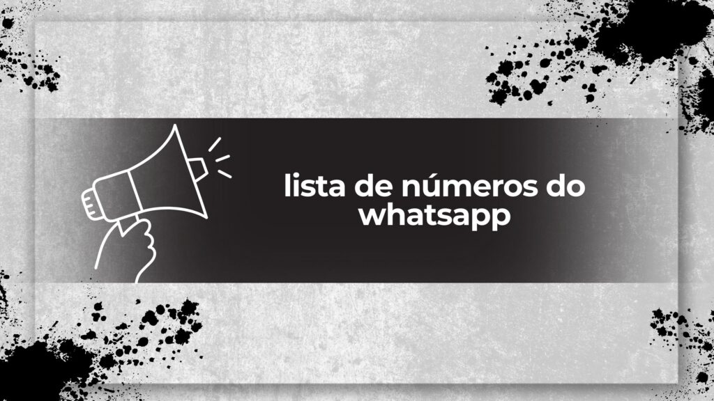 lista de números do whatsapp