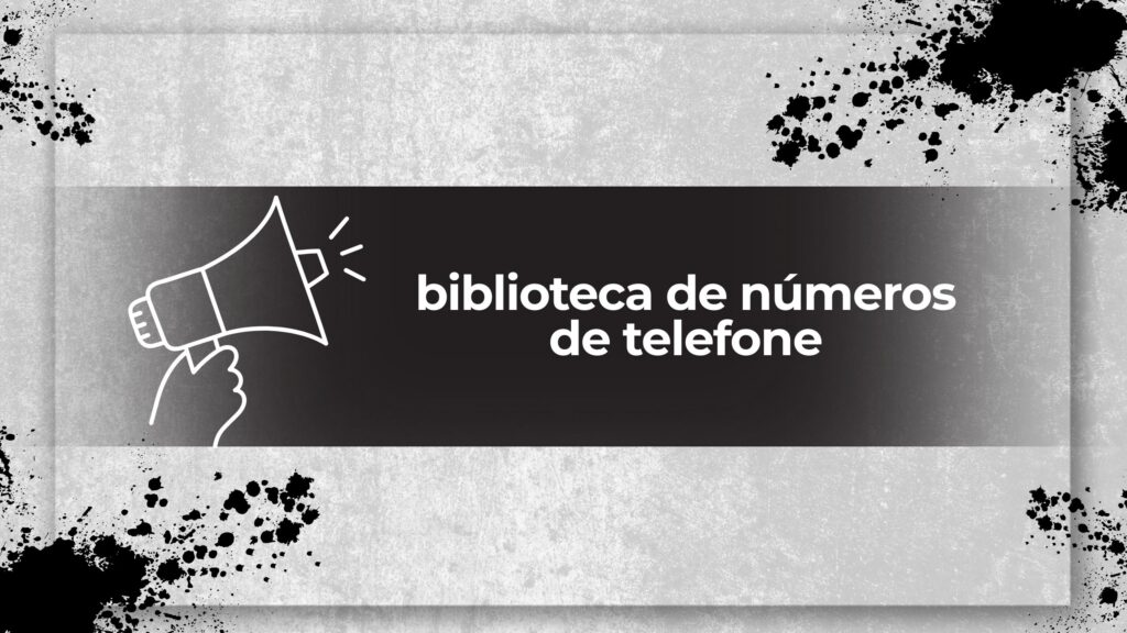 biblioteca de números de telefone