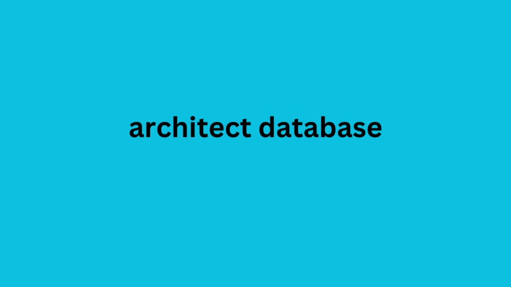 architect database