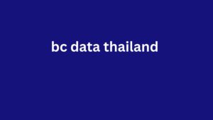 bc data thailand