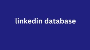 linkedin database