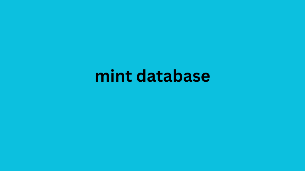 mint database