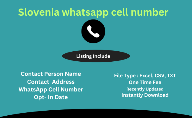 Slovenia whatsapp cell number