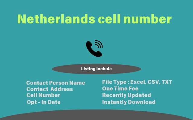 Netherlands cell number